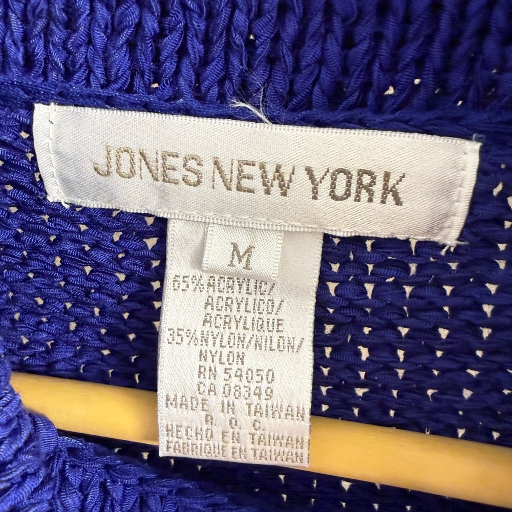 Jones New York Royal Blue Turtleneck Knit Top - Picture 3 of 8